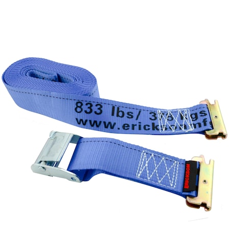 Erickson 2"X10Ft 2000 lb Cam Lock Logistic Strap Bulk 59151